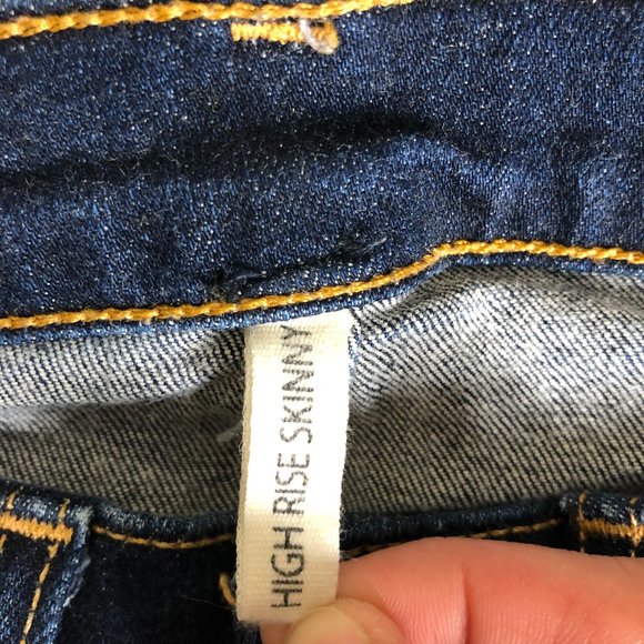 RAG & BONE HIGH RISE SKINNY JEANS SIZE 28 - Picture 3 of 7